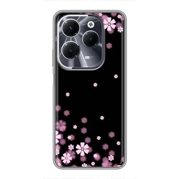 Чохол з принтом «Квіти маленькі» для Infinix Hot 40