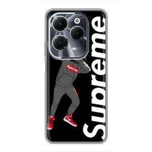Чехол для Infinix Hot 40 с картинкой Supreme (AlphaPrint) (Деб Суприм)