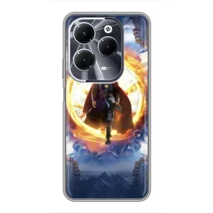 Чехлы с героями Марвел Infinix Hot 40 (VPrint) (Доктор Стрендж)