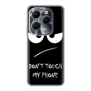 Чехол с принтом «Dont Touch» для Infinix Hot 40