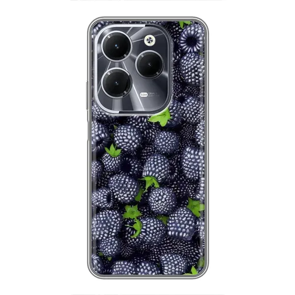 Чохол з принтом «Ожина» для Infinix Hot 40