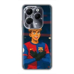 Чехол с футболистом Ламин Ямаль Infinix Hot 40 (Футболист Ямаль)