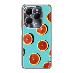 Чехлы с Фруктами для Infinix Hot 40 (VPrint) (Грейпфрут)