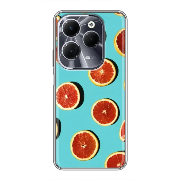Чохол з принтом «Грейпфрут» для Infinix Hot 40