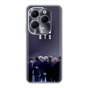 Чехол с принтом «Группа BTS» для Infinix Hot 40