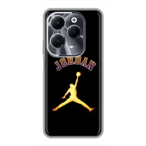 Чохли для Infinix Hot 40 - з картинкою JORDAN (AlphaPrint) (Jordan Gold)