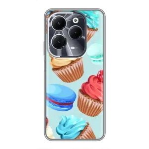 Чехлы с Фруктами для Infinix Hot 40 (VPrint) (Кексики)