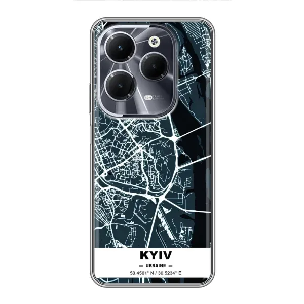 Чохол з принтом «Київ» для Infinix Hot 40