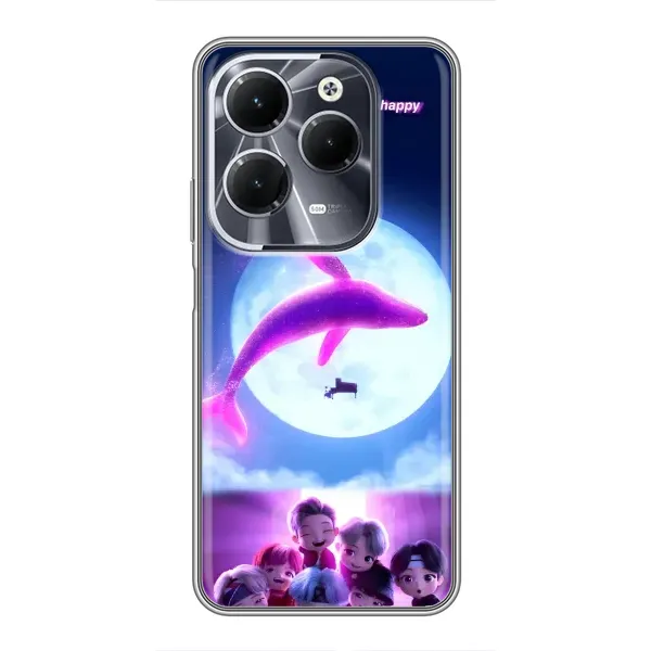 Чехол с принтом «КИТ BTS» для Infinix Hot 40