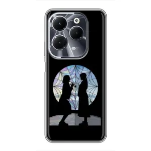 Чехлы Венсдей на Infinix Hot 40 Уэнсдей (AlphaPrint) (комната Уэнздей)