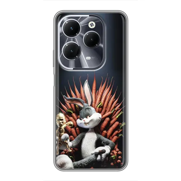 Чехол с принтом «Король Кролик» для Infinix Hot 40