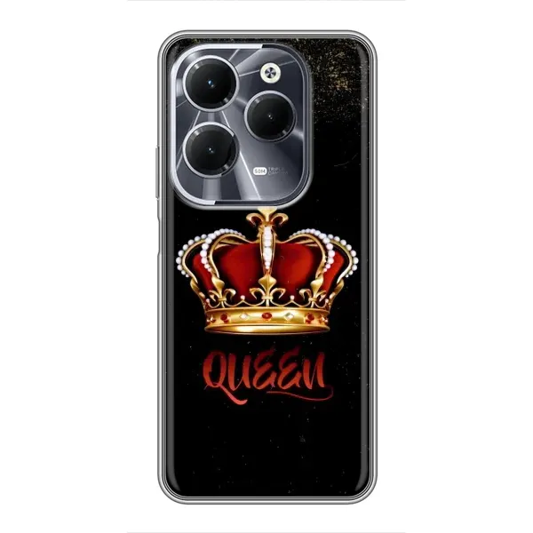 Чехол с принтом «Корона короля» для Infinix Hot 40