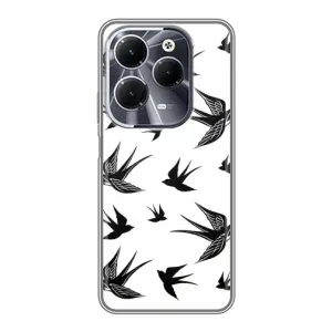 Чехол с птицами на Infinix Hot 40 (VPrint)