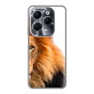 Чехлы с картинками животных Infinix Hot 40 (Лев грива)