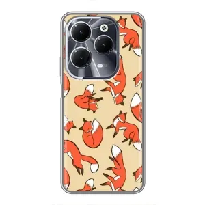 Чохли з картинкою Лисичка для Infinix Hot 40 (VPrint) (Лисички)