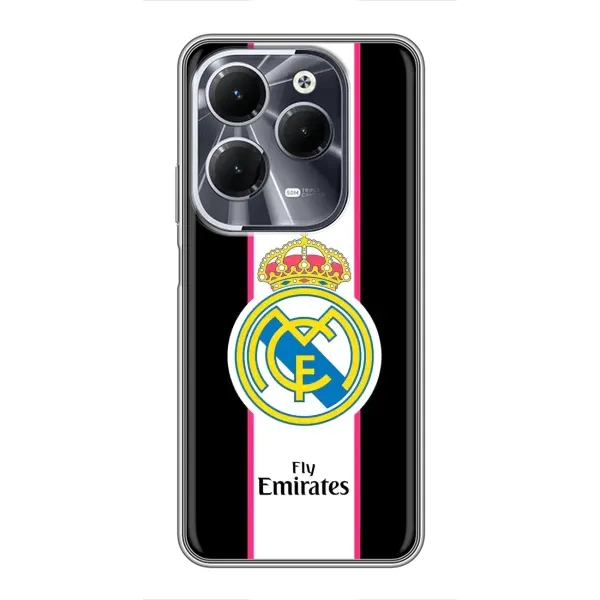 Чехол с принтом «Лого Real Madrid» для Infinix Hot 40