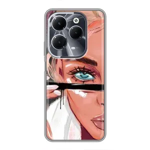 Чехол с печатью для Infinix Hot 40 - (Мода) (AlphaPrint)