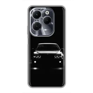 Чехол для Инфиникс ХОТ 40 - с принтом БМВ (AlphaPrint) (Машина BMW)