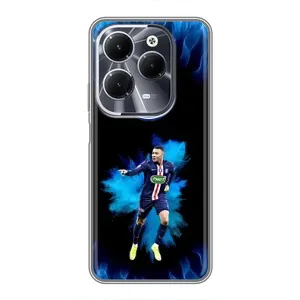 Чехлы Килиан Мбаппе для Infinix Hot 40 (Мбаппе в огне)