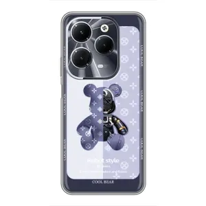 Крутые Чехлы Луи Виттон для Infinix Hot 40 (AlphaPrint) (Медвежонок LV)