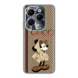 Чехлы ГУЧЧИ для Инфиникс ХОТ 40 (AlphaPrint) (Mickey GUCCI)