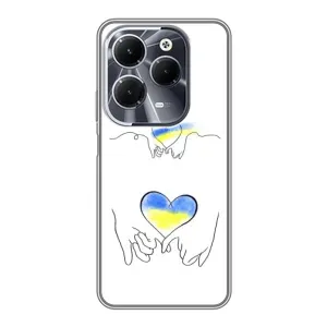 Чехол для Патриота Украины Infinix Hot 40 - (AlphaPrint) (Мир Украине)