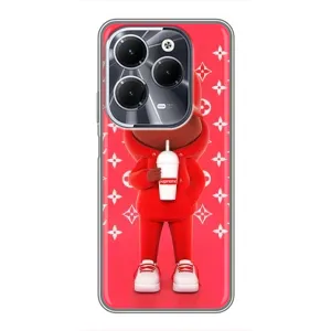 Крутые Чехлы Луи Виттон для Infinix Hot 40 (AlphaPrint) (Модный стиль)