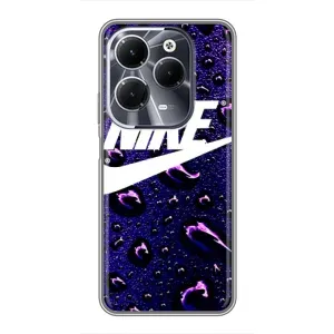 Чехол для Infinix Hot 40 - с принтом Найк (AlphaPrint) (Найк принт)