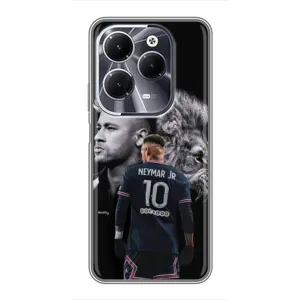 Чехол Неймар для Infinix Hot 40 (AlphaPrint) (Неймар Лев)