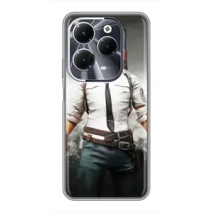Чехол PUBG для Инфиникс ХОТ 40 (AlphaPrint)