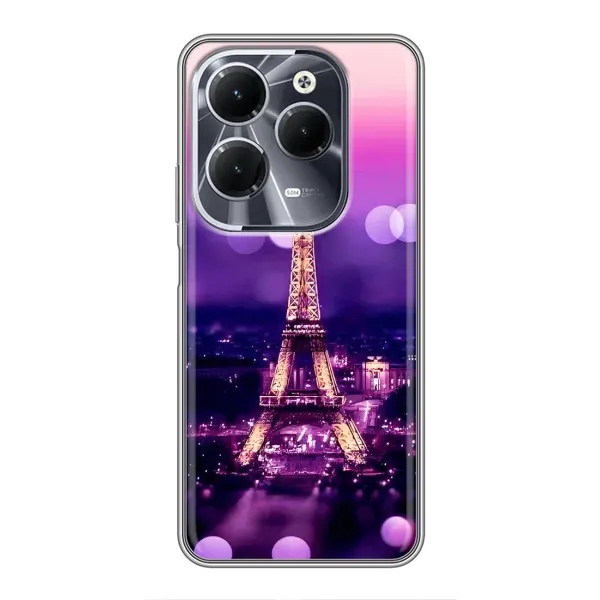 Чехол с принтом «Париж Башня» для Infinix Hot 40