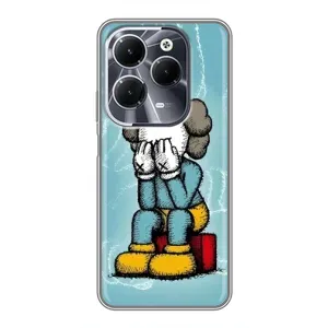 Чехлы для Infinix Hot 40 - Bearbrick Louis Vuitton (PREMIUMPrint) (Плач Bearbrick)
