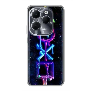 Чехол с принтом «Pleystation лого» для Infinix Hot 40