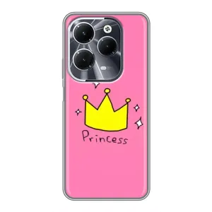 Чехол с принтом «Princess» для Infinix Hot 40