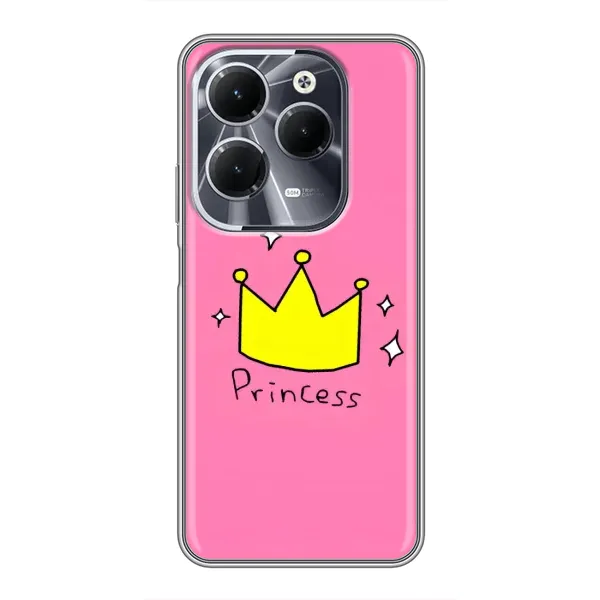 Чехол с принтом «Princess» для Infinix Hot 40