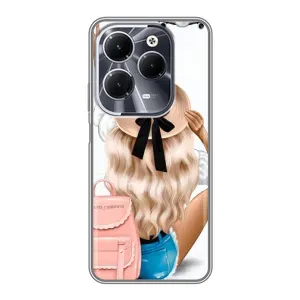 Чохол з друком для Infinix Hot 40 - (Мода) (AlphaPrint) (Подорож)