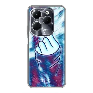Чехол с принтом «Радужное сердце» для Infinix Hot 40