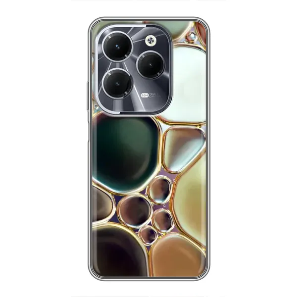 Чехол с принтом «Радужный Мрамор» для Infinix Hot 40