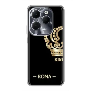 Чехлы для Infinix Hot 40 (VPrint) - Футбольные клубы (Roma)