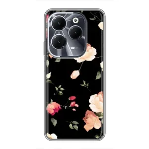 Чехлы с Цветами для Infinix Hot 40 (VPrint) (Розочки)