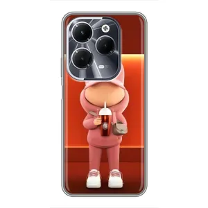 Крутые Чехлы Луи Виттон для Infinix Hot 40 (AlphaPrint) (С Кофе)