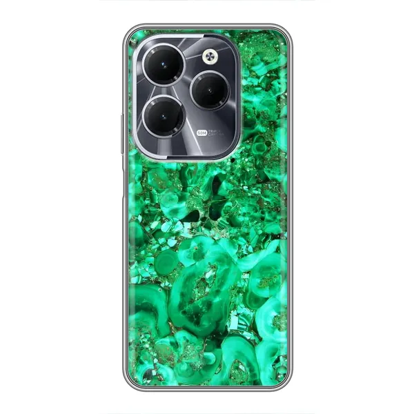 Чехол с принтом «Салатный Мрамор» для Infinix Hot 40