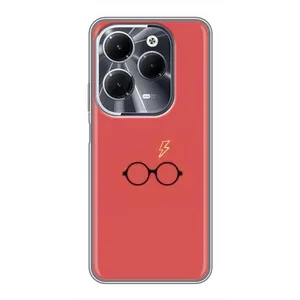 Чехол с принтом «шрам и очки» для Infinix Hot 40
