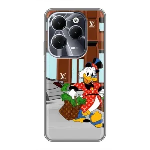 Чехлы для Infinix Hot 40 - Скрудж МакДак Louis Vuitton (PREMIUMPrint)