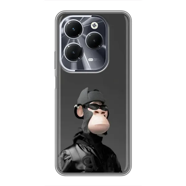 Чехол с принтом «стильная обезьяна NFT» для Infinix Hot 40