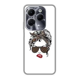 Чехлы Луи Витон для Infinix Hot 40 (AlphaPrint - LOUIS VUITTON) (стильная с луи витон)