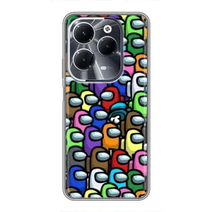 Чехол Амонг Ас для Infinix Hot 40 (AlphaPrint) (Убит)