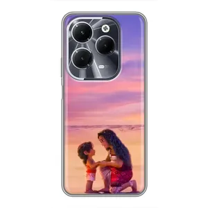 Чехол с мультфильмом Моана Infinix Hot 40 (Маленькая Ваяна)