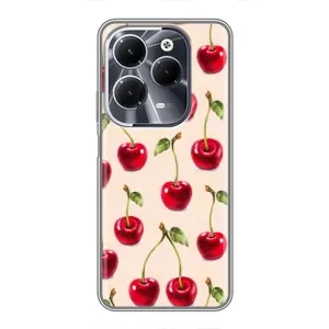 Чехлы с Фруктами для Infinix Hot 40 (VPrint) (Вишня)