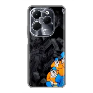 Чехлы с крутыми принтами для Infinix Hot 40 - (PREMIUMPrint) (Воры)
